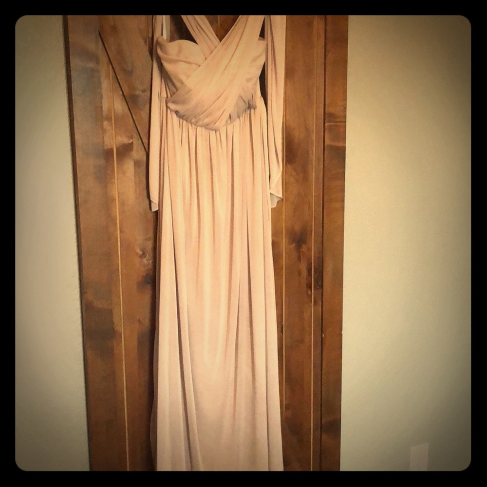 Multi-functioning bridesmaid/formal dress.